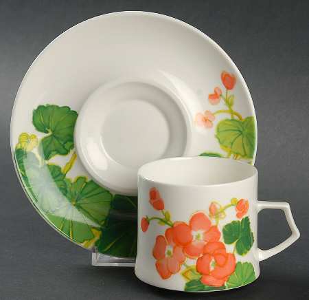 Sunny Window Flat Cup & Saucer Set