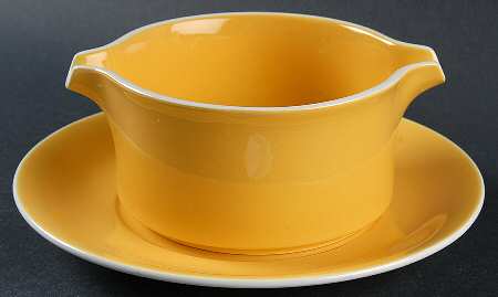 Sun Yellow Gravy Boat & Underplate