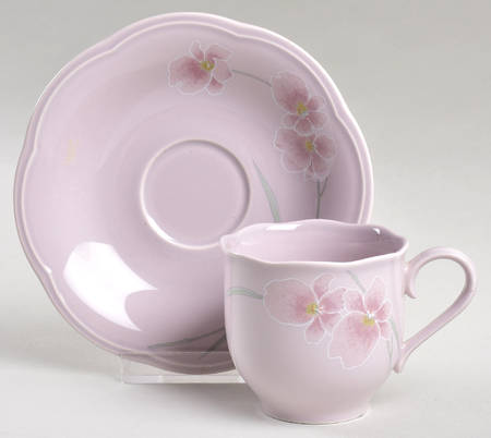 Sweet Leilani Flat Demitasse Cup & Saucer Set
