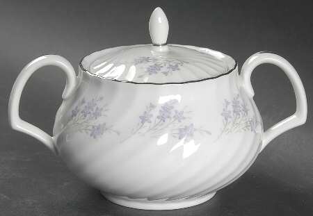 Sweet Violet Sugar Bowl & Lid