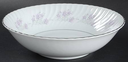 Sweet Violet 9" Round Vegetable Bowl