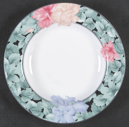 Tapestry Garden Large Rim Soup Bowl