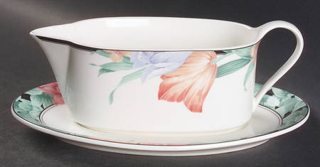 Tapestry Garden Gravy Boat & Underplate