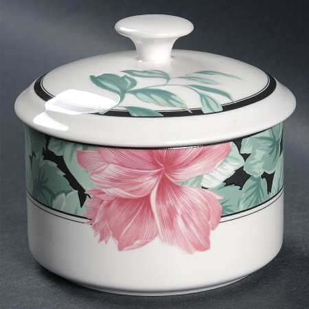 Tapestry Garden Sugar Bowl & Lid