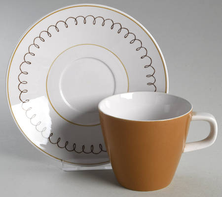 Tamago Flat Cup & Saucer Set by Mikasa