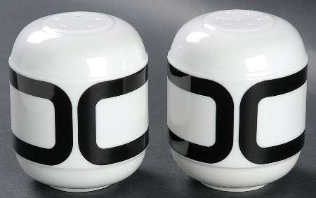 Tangent Black Salt & Pepper Set