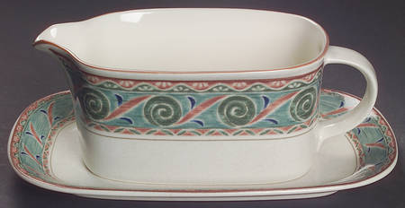 Tangier Gravy Boat & Underplate (Relish/Butter)