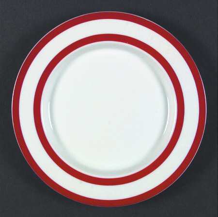 Tangent Terra Cotta Salad Plate