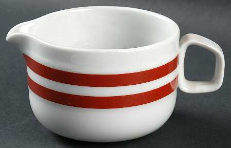 Tangent Terra Cotta Creamer