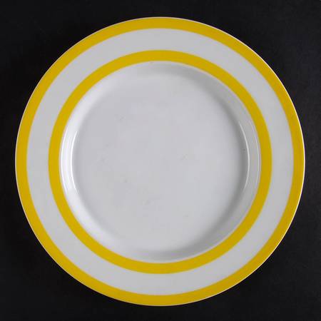 Tangent Yellow Salad Plate