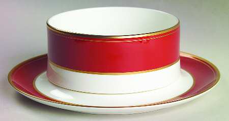 Tawny Port Gravy Boat & Underplate