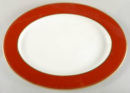 Tawny Port 17" Oval Serving Platter