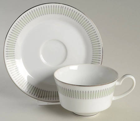 Tara Flat Cup & Saucer Set
