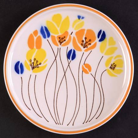 Tall Tulips Salad Plate