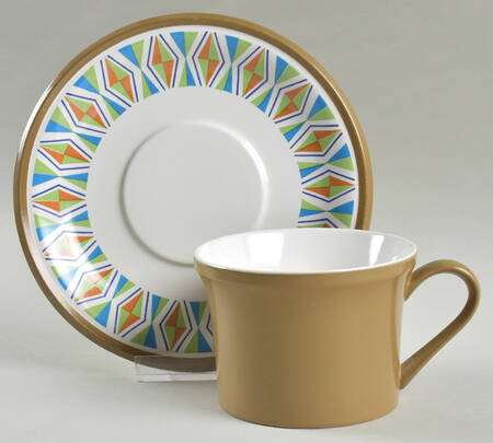 Taxgala Flat Cup & Saucer Set