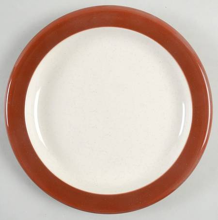 Terracotta Band Salad Plate
