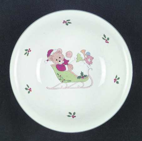 Teddy's Christmas Coupe Cereal Bowl