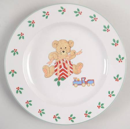 Teddy's Christmas Salad Plate