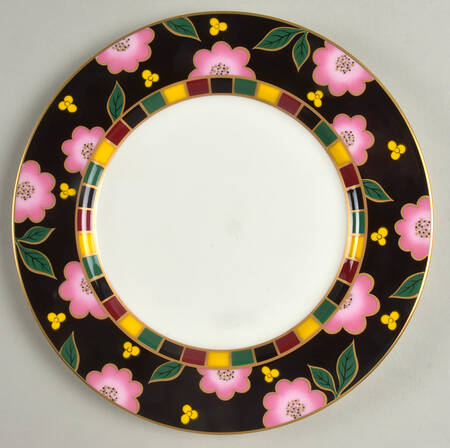 Tea Ceremony Onyx Salad Plate