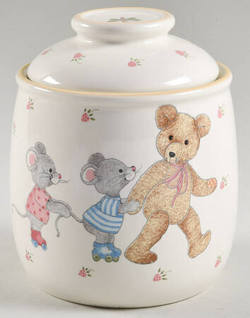 Teddy Cookie Jar & Lid