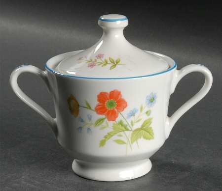 Tea Garden Sugar Bowl & Lid
