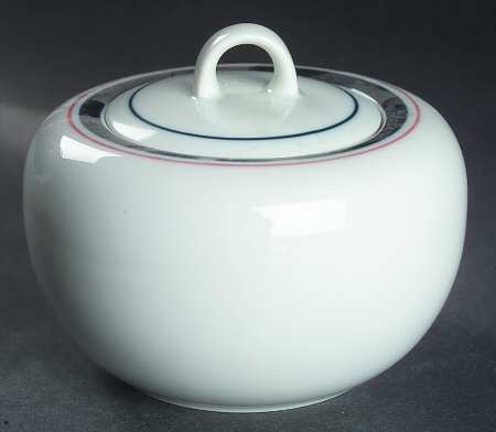 Tempo Blue Sugar Bowl & Lid