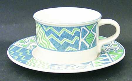 Tempo Flat Cup & Saucer Set