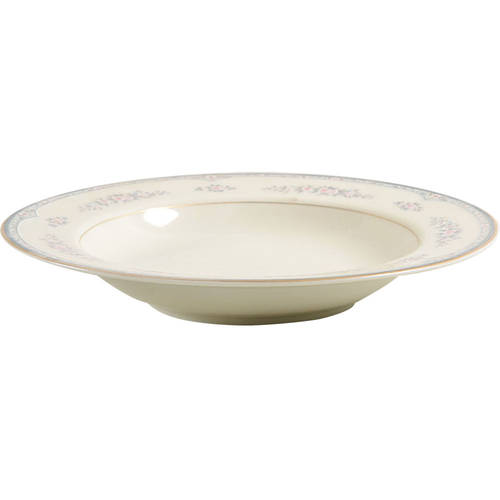Tea Rose Rim Soup Bowl