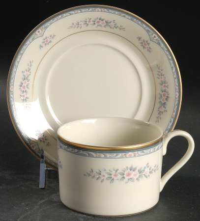 Tea Rose Flat Cup & Saucer Set by Mikasa