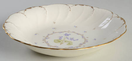 Tender Violets Coupe Soup Bowl