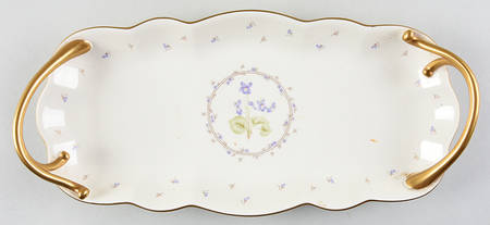 Tender Violets Large Sandwich Tray