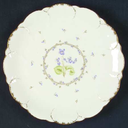 Tender Violets Salad Plate