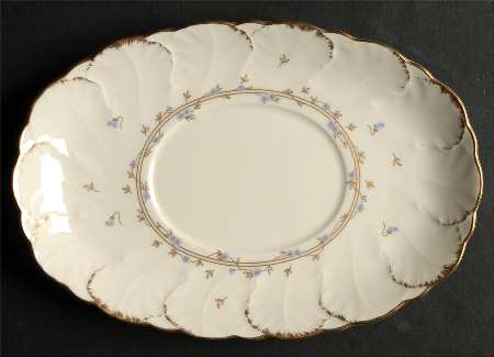Tender Violets Underplate for Gravy Boat