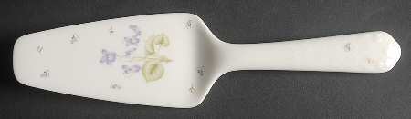 Tender Violets Solid Ceramic Pie/Cake Server