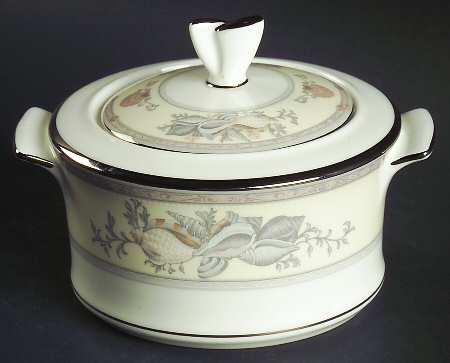 Tiffany Bay Sugar Bowl & Lid