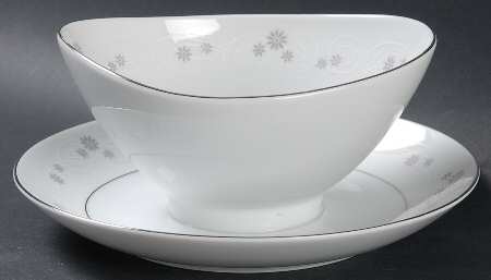 Tiffin Gravy Boat with Attached Underplate