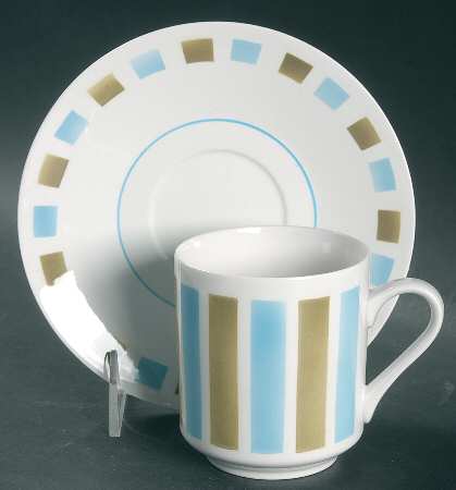 Tivoli Flat Cup & Saucer Set