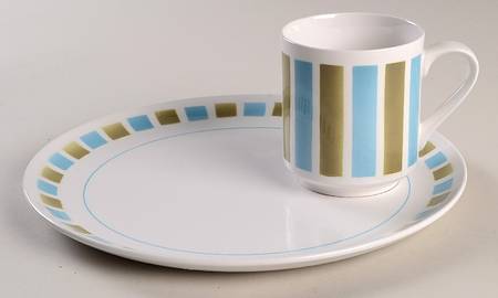 Tivoli Snack Plate & Cup Set