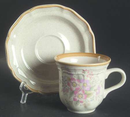 Tomorrow's Dream Flat Cup & Saucer Set by Mikasa