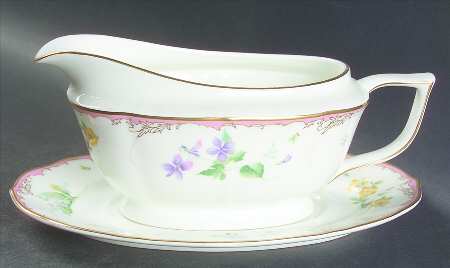 Touch of Spring Gravy Boat & Underplate
