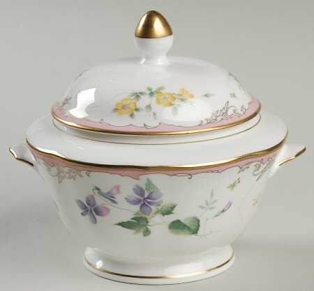 Touch of Spring Sugar Bowl & Lid