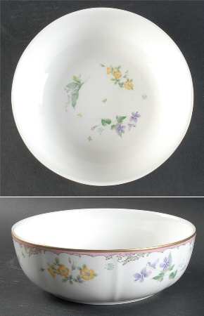 Touch of Spring 8" Round Vegetable Bowl