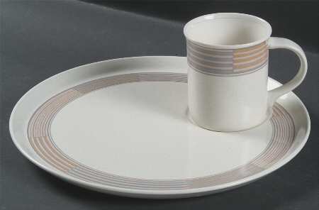Tracings Snack Plate and Mug Set