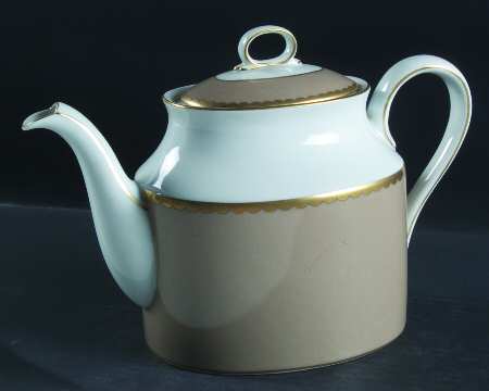 Travertine Teapot & Lid