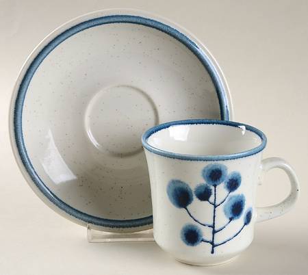 Tree Candy Flat Cup & Saucer Set