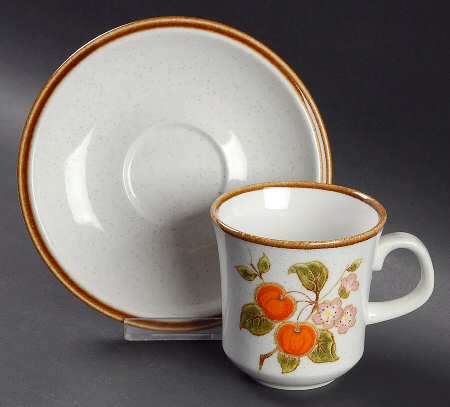 Treesweet Flat Cup & Saucer Set