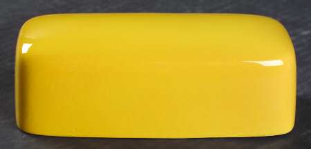 Trellis Yellow Lid for 1/4 Lb Butter