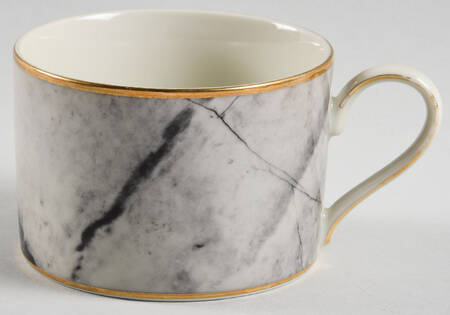 Travertine Gray Flat Cup