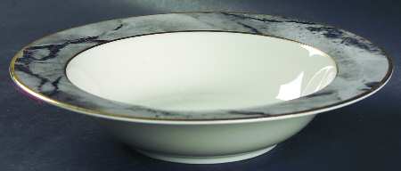 Travertine Gray 10" Round Vegetable Bowl