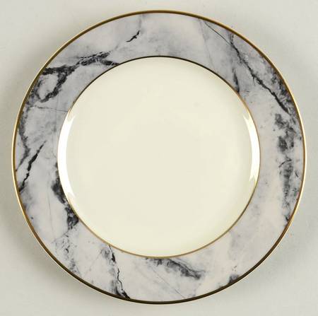 Travertine Gray Bread & Butter Plate